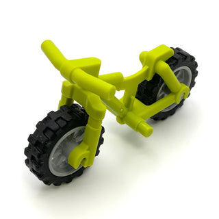 Bicycle Heavy Mountain Bike with Light Bluish Gray Wheels and Black Tires, Part# 36934c01 Part LEGO® Lime  