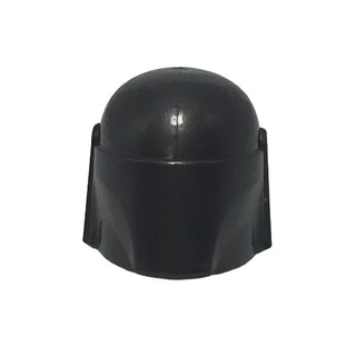 Minifigure, Headgear Mandalorian Helmet Plain with Holes, Part# 87610 Part LEGO® Pearl Dark Gray  
